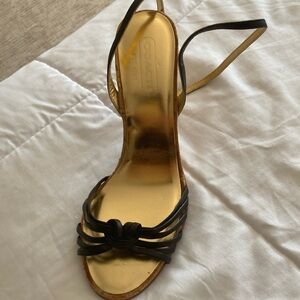 Coach sling back dress shoes